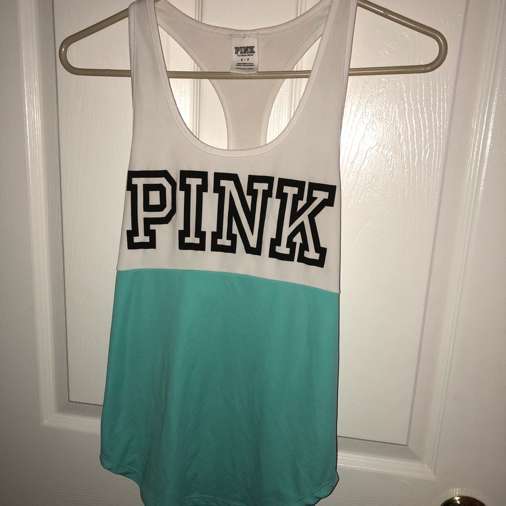 PINK Victoria’s secret Mint Green Tank